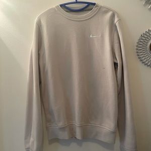 Nike adult small white crew neck